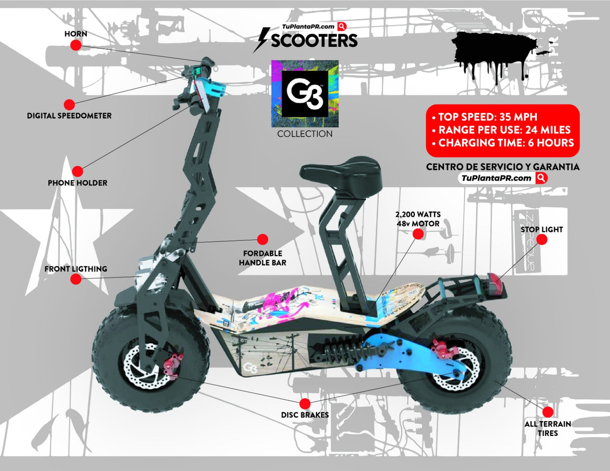 G3 Collection Motor Scooter 2023 | Modelo: Garita 🛵