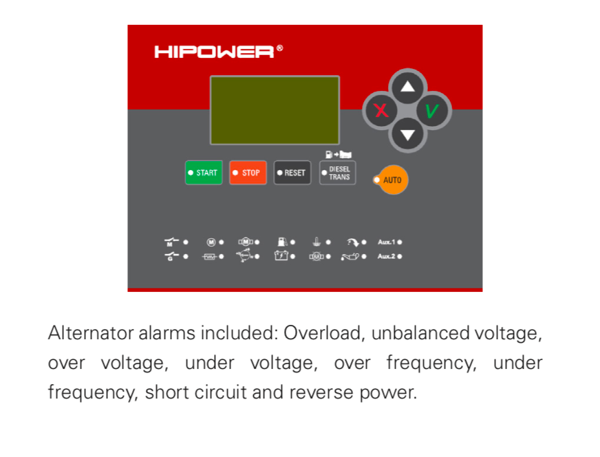 GENERADOR HIPOWER YANMAR DIESEL HY-20 | 20 kVA | 20kW | Alternador Stamford